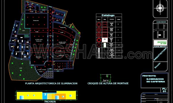 3 years ago
                

                
             1,933CAD drawing for the design of the lighting layout for a single-story restaurant