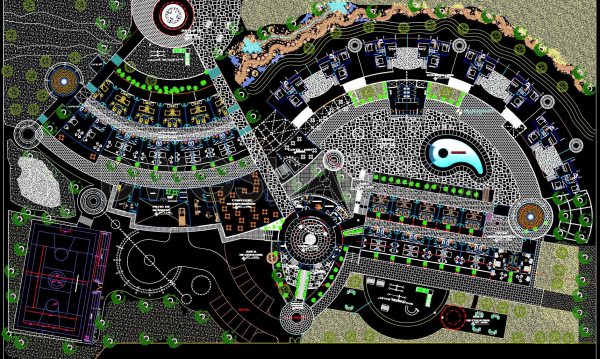 3 years ago
                

                
             3,969CAD drawing of the floor plan for the multifunctional Panimetria hotel complex