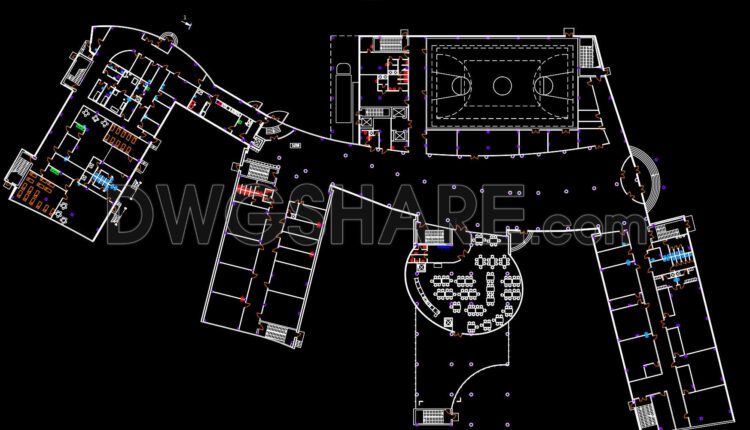 Cad Drawings Of Kindergarten For Download