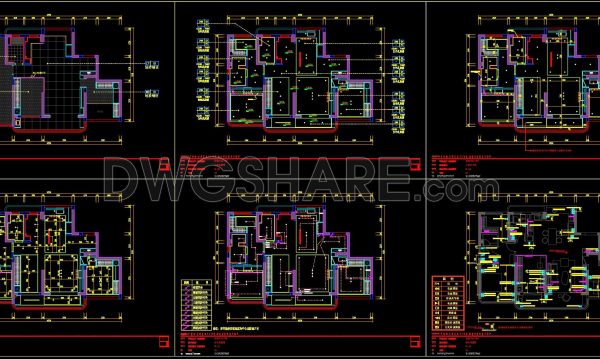 3 years ago
                

                
             4,124Detailed AutoCAD drawings for the design of a 125m2 apartment in a condominium