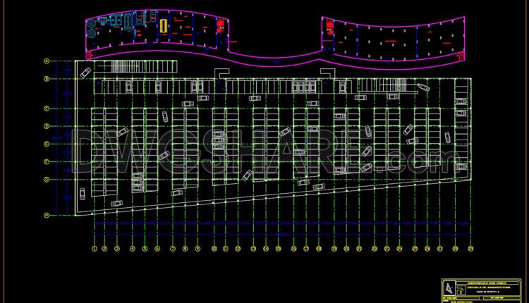 Included are AutoCAD drawings of the functional layouts for the hotel