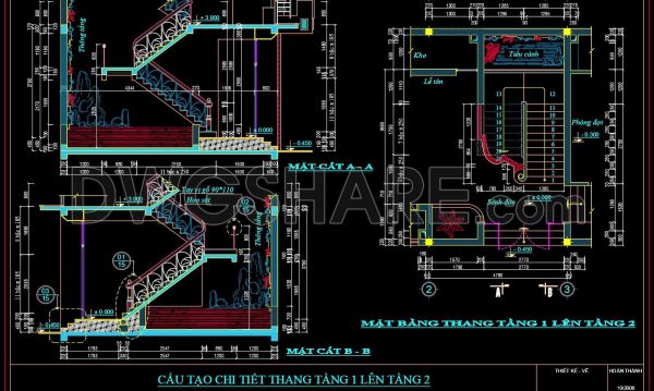 3 years ago
                

                
             2,444106. Detailed drawings of stairs in autocad file