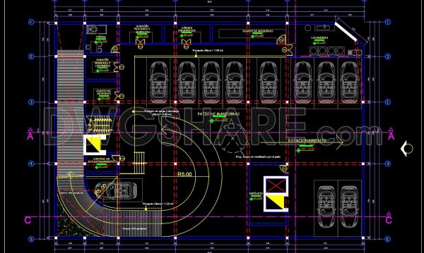 2 years ago 476311. Download detailed CAD drawing of the public parking lot