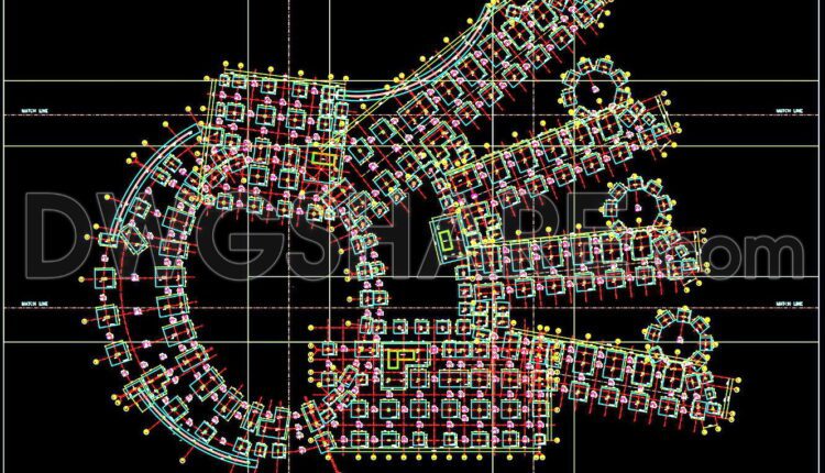 137. Cad Drawing Of College Master Foundation Plan For Download