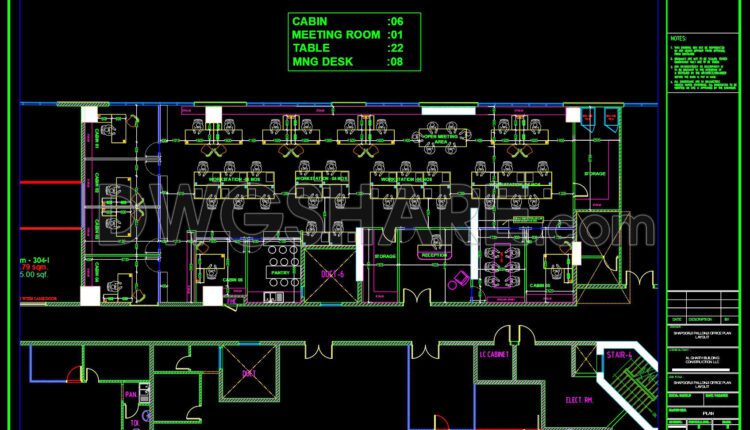 22. CAD Drawing Shapoorji pallonji office plan layout (2)
