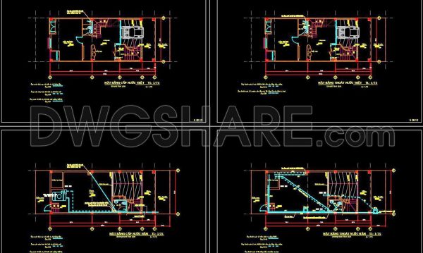 2 years ago
                

                
             1,98142. CAD drawings for detailed electrical and plumbing designs for a 4-story townhouse with dimensions of 6m x 14.5m