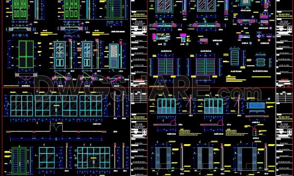 3 years ago
                

                
             1,953454.Detailed AutoCAD Drawings Of Doors, Windows For Download