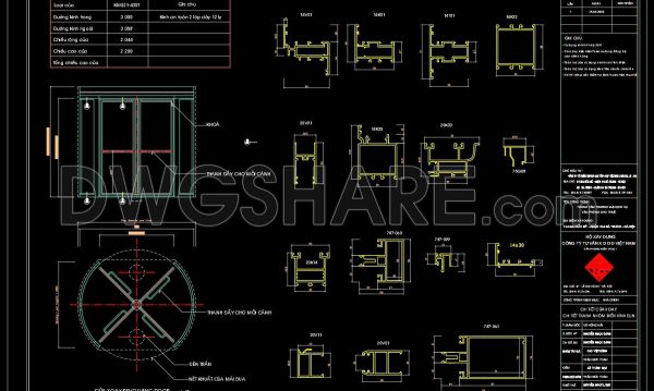 3 years ago
                

                
             1,930457. Detailed AutoCAD Drawing Of Revolving Door For Download