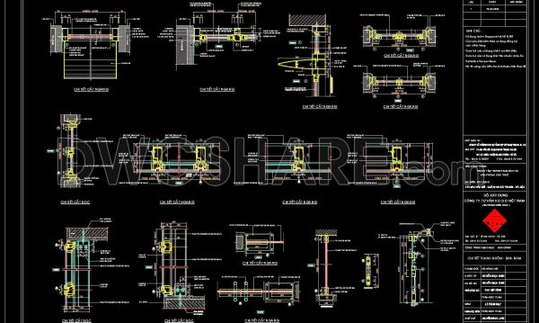 3 years ago
                

                
             3,056458. The CAD drawing details the construction of the aluminum door frame
