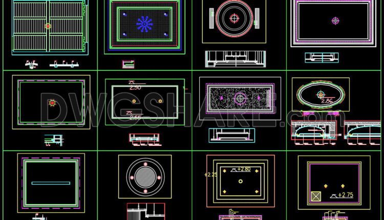 58. Cad Drawings Of Ceiling Detail For Download