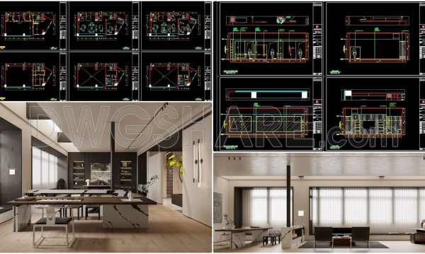 3 years ago
                

                
             5,055CAD drawings for the interior office design construction spanning an area of 180m2