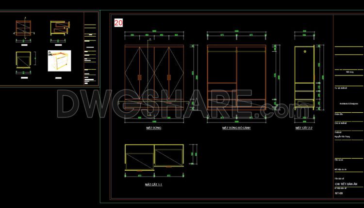 House Design Drawings of Interior Design V.3