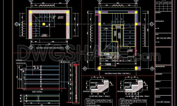 2 years ago
                

                
             1,717139. Detailed drawings of stairs in autocad file
