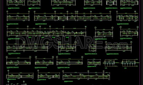 2 years ago
                

                
             1,243143. Cad Drawing Of Ground Floor Beam Elevation Details For Download