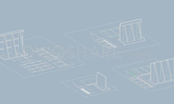 2 years ago
                

                
             1,195151. Cad Drawing Of Reinforced Concrete Retaining Wall 3D Model For Download