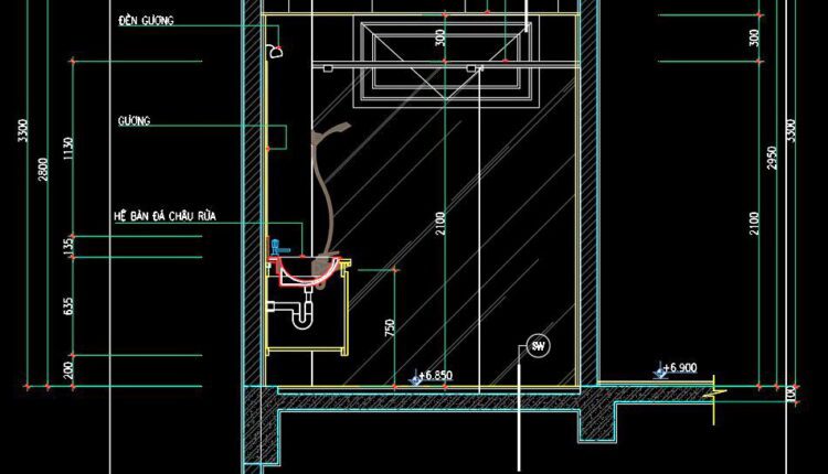 153. WC Layout Plan and elevations details CAD drawings download
