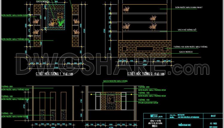 222. Detailed CAD drawings of vertical facades in Modern architecture