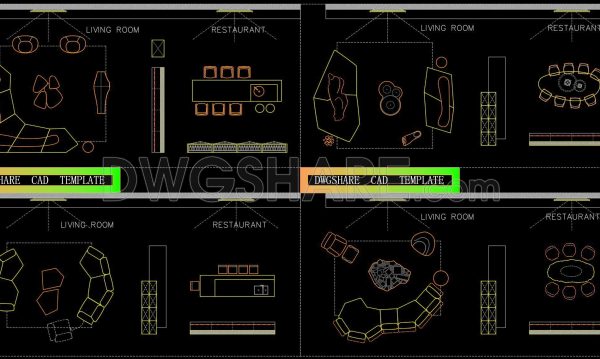 2 years ago
                

                
             1,670244. CAD blocks for spatial layout of living room and kitchen area