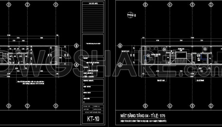 252. The CAD drawings of the floor plan, elevation, and cross-sections of the 5-story house with dimensions of 3.2m x 19.5m