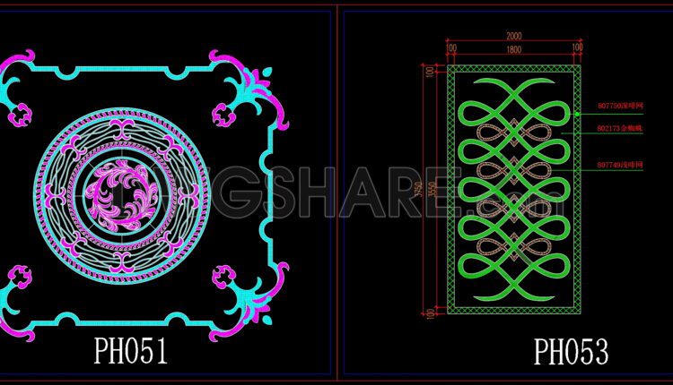 291. Paving Design CAD Blocks