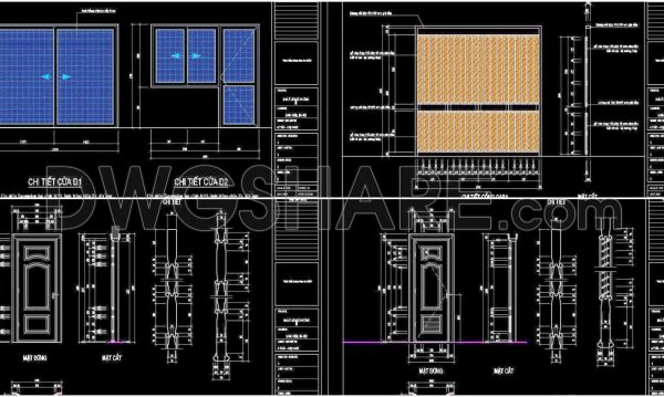 2 years ago
                

                
             1,421466. Detailed AutoCAD Drawings Of Doors, Windows For Download