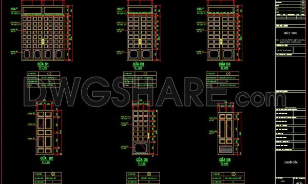 2 years ago
                

                
             1,281472. Detailed AutoCAD Drawings Of Doors, Windows For Download