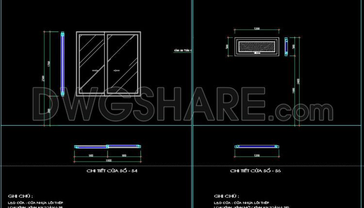 473. Detailed AutoCAD Drawings Of Doors, Windows For Download