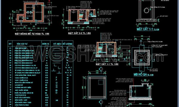 2 years ago
                

                
             3,94248. The detailed CAD drawing of a septic tank.