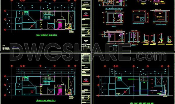 2 years ago
                

                
             1,75450. CAD drawings for detailed electrical designs for a 3-story townhouse 6m x 20m
