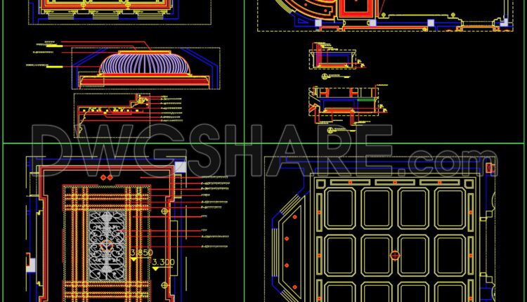 61. Cad Drawings Of Ceiling Detail For Download