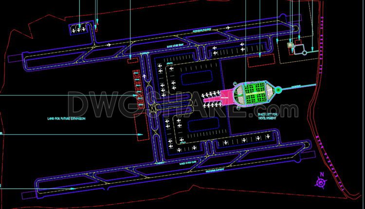71. Free download of the layout design drawings for the airport is available