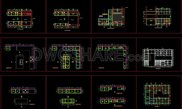 2 years ago
                

                
             1,77695. CAD technical drawings of kitchen cabinets for the house