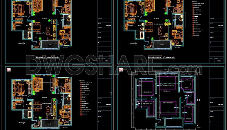 House Design Drawings of Interior Design V.6