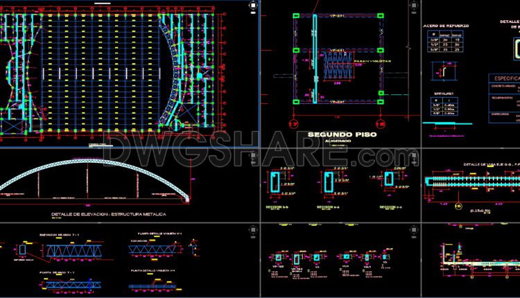 164. Structural Drawings Of Steel Roof Truss For Download