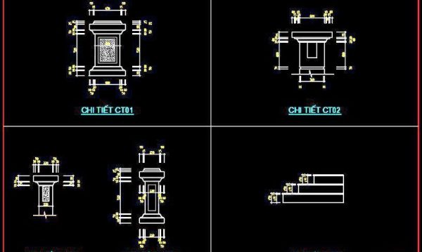 2 years ago
                

                
             1,800236. Detailed architectural CAD drawings of balconies and columns