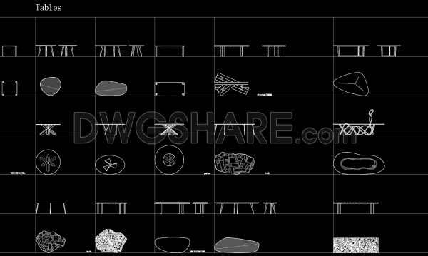 2 years ago
                

                
             12,553252. CAD blocks of coffee tables and tea tables