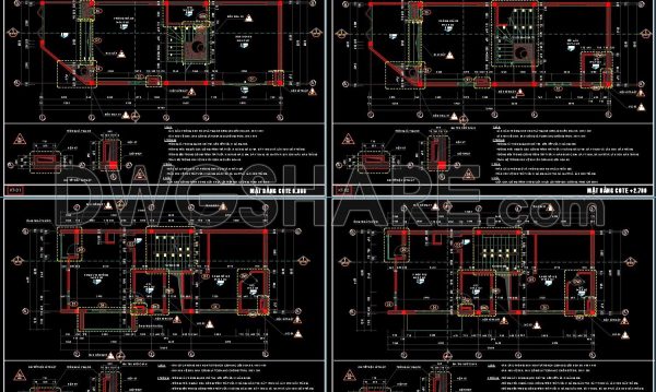 2 years ago
                

                
             2,998260. The CAD drawings of the floor plan, elevation, and cross-sections of the 3-story house with dimensions of 5.5m x 15.9m