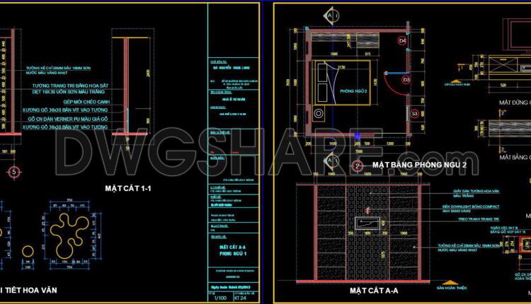 41. Download CAD drawings for interior design of bedroom