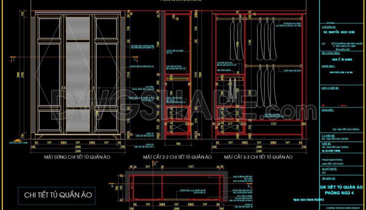 41. Download CAD drawings for interior design of bedroom