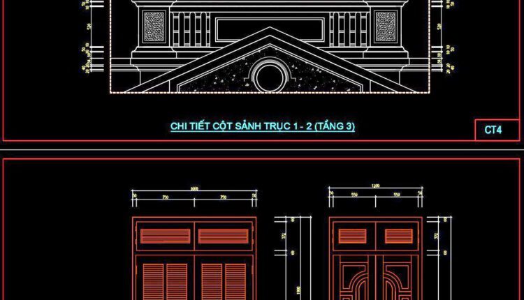 476. Detailed AutoCAD Drawings Of Doors, Windows For Download
