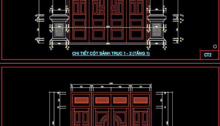 476. Detailed AutoCAD Drawings Of Doors, Windows For Download