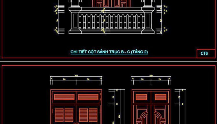 476. Detailed AutoCAD Drawings Of Doors, Windows For Download