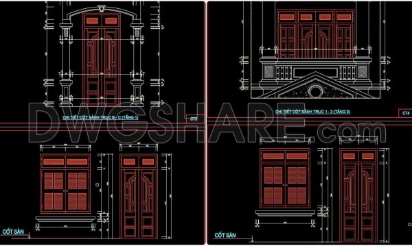 2 years ago
                

                
             1,747476. Detailed AutoCAD Drawings Of Doors, Windows For Download