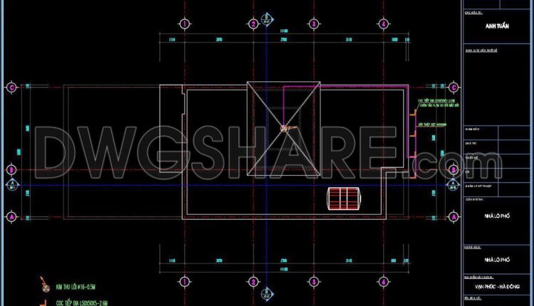 52. CAD drawings for detailed electrical designs for a 3-story townhouse
