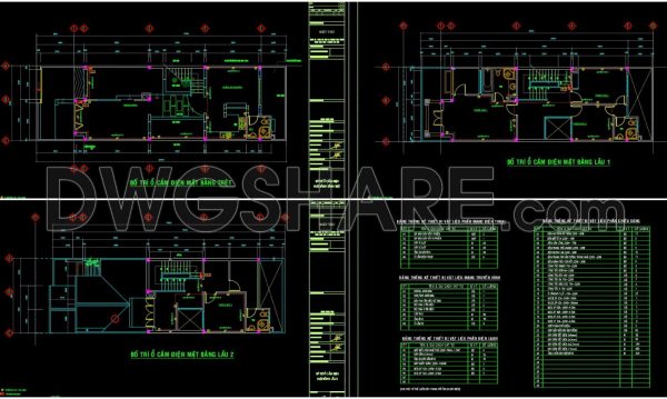 2 years ago
                

                
             4,60068. CAD detailed drawings of the electrical layout for a 3-story townhouse