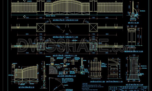 2 years ago
                

                
             3,514134. CAD drawings detailing gates and fences available for download