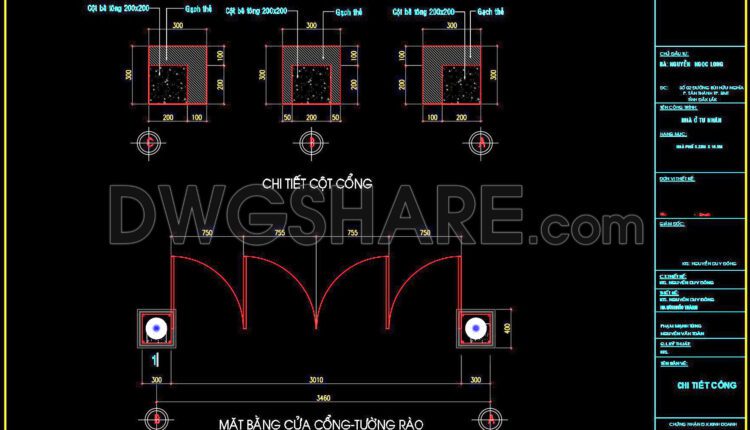 137. CAD drawings detailing gates and fences available for download