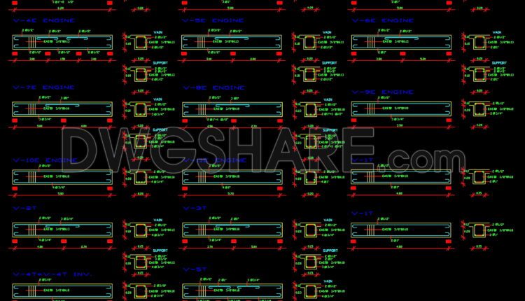 166. Cad Drawings Of Different Structural Details For Download