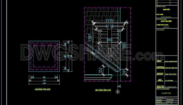 246. CAD detailed drawings of vertical facade wall sections for townhouses