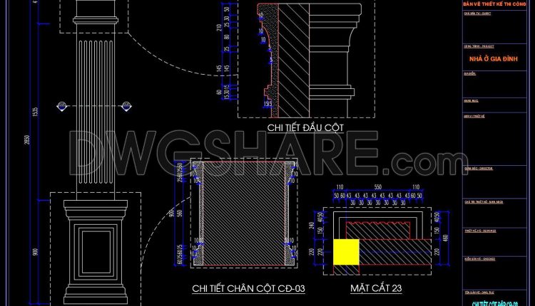 248. Detailed Cad Drawings Of Vertical Elevations And Balconies (20)